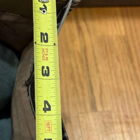 Diane Von Furstenberg Logo Large Fashion Laptop Tote Bag Olive & Camel 18x13x5 - Picture 10 of 12